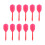 10 pcs dart flights and shafts accessory set 7