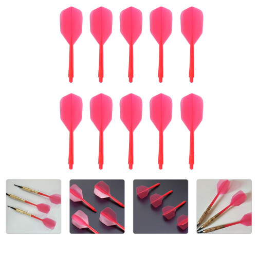 10 pcs dart flights and shafts accessory set 2
