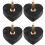 2Paires Caps De Talons En PVC Pour Talons 8