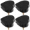 2Paires Caps De Talons En PVC Pour Talons 4
