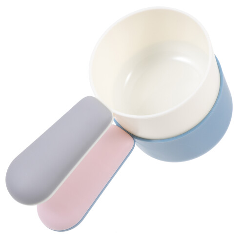 2 pcs plastic pet food scoops for dogs cats practical spoons
