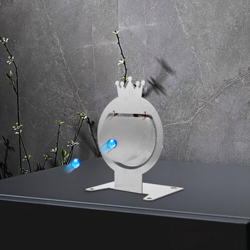 rotating metal target for indoor outdoor practice automatic reset 2