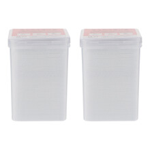 2Stk Non-Woven Reinigungspads Für Kleberreste Beim Wimpernkleber Weiß
