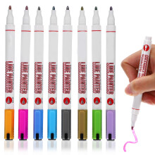8 Glitter Markers Met Glimmer Voor Knutselen En Scrapbook