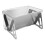portable barbecue grill wear-resistant rack folding camping accessory 7