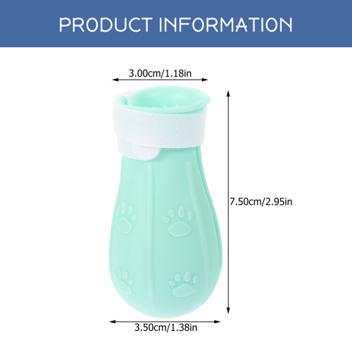 4pcs rubber cat shoe covers for anti-scratch protection 2