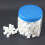 300pc disposable silicone color cup with base (white) 8