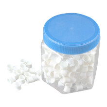 300pc disposable silicone color cup with base (white)