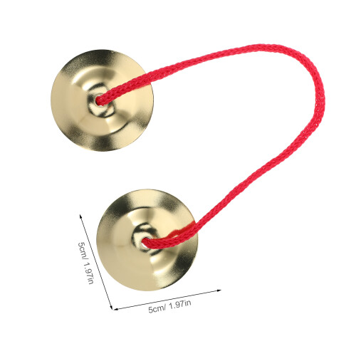 copper cymbals small musical toy safe material play 2