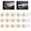 100Pcs PVC Heat Shrink Caps Transparent 3