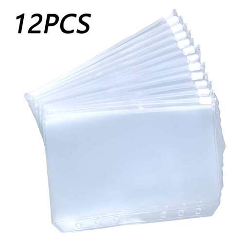Transparente PVC-Tasche für lose Blätter,
