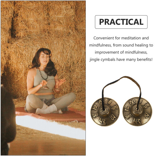 cymbal bell percussion set - finger cymbal for religious use 2