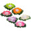 6pcs led lotus for pool landscape decorative 11
