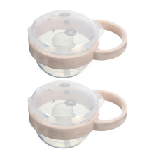2pcs pacifier holder case for travel - transparent baby organizer