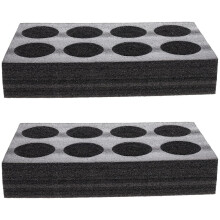 2pcs portable 8-hole drink holder tray for coffee cups