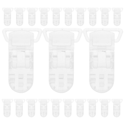 50pcs plastic pacifier clips for baby blankets bibs teething toys