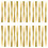 100pcs bamboo fruit forks two prong food picks single wrap 5