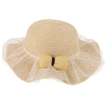 1Kids Beach Hat Roze Stro Zonbescherming Outdoor