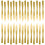 100pcs bamboo fruit forks two prong food picks single wrap 4