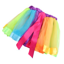 Girls layered rainbow tutu skirt for 4-6 years