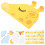 cartoon giraffe height chart sticker self-adhesive growth wall decal 4