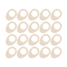 20St Beige Servetringen Ei Paasdecoratie