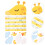 cartoon giraffe height chart sticker self-adhesive growth wall decal 2