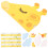 cartoon giraffe height chart sticker self-adhesive growth wall decal 6