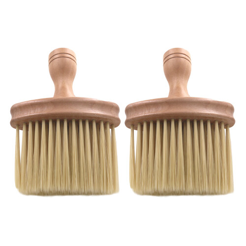 2pcs guitar string cleaner brushes with wooden handle for instruments