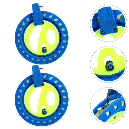 2 sets reel winder hand wheel with 200m line 2