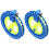 2 sets reel winder hand wheel with 200m line 6