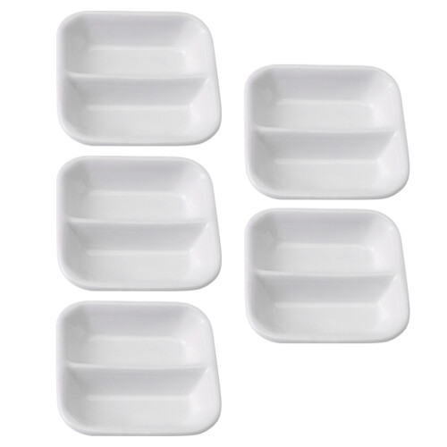 pure white ceramic small dishes for commercial use 2