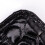 manicure hand rest cushion heart pattern pu black 11