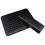 manicure hand rest cushion heart pattern pu black 3