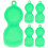 5pcs small plastic scrapers for tickets portable scraping tool 1
