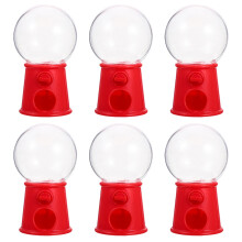 6pcs mini plastic candy dispenser machine for kids party