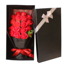 1 box soap rose bouquet decorative flower gift present