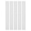 5pcs self adhesive wall border stickers, thickened removable trim 1