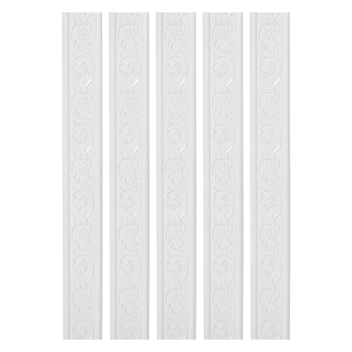 5pcs self adhesive wall border stickers, thickened removable trim