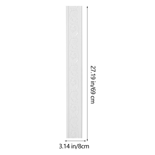 5pcs self adhesive wall border stickers, thickened removable trim 1