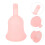 silicone leak-proof recyclable collector orange s size 5