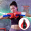 pu pear shape boxing ball bag for training black red 6