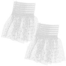 1 pair lace false sleeves detachable cuffs decorative wrist wear