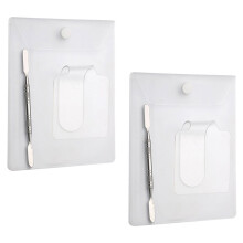 2pcs nail art color mixing palettes with spatulas