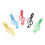 5pcs music holder clips for students, assorted colors 7