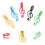5pcs music holder clips for students, assorted colors 4