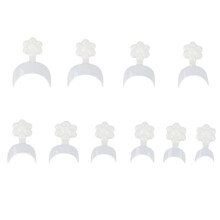 500 kunstnagels cresentvorm, plastic nagelstickers voor uitbreiding