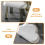 cloud shaped solid stool for household shoe changing 7