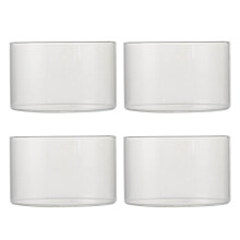 4 stuks doorzichtige bakpuddingkom cakebeker multifunctionele ovenvorm