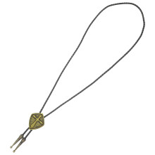 cross bolo tie pendant necklace for weddings shirts suits casual wear